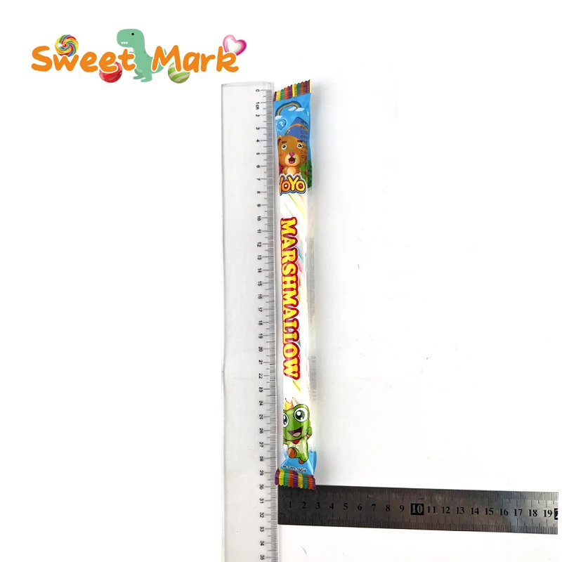 YoYo Long Twist Marshmallows Sweet Soft Marshmallow Candy