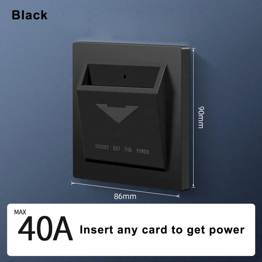 Переключатель энергосбережения отеля вставляет любую карту чтобы взять электрическую безопасность энергосберегающий