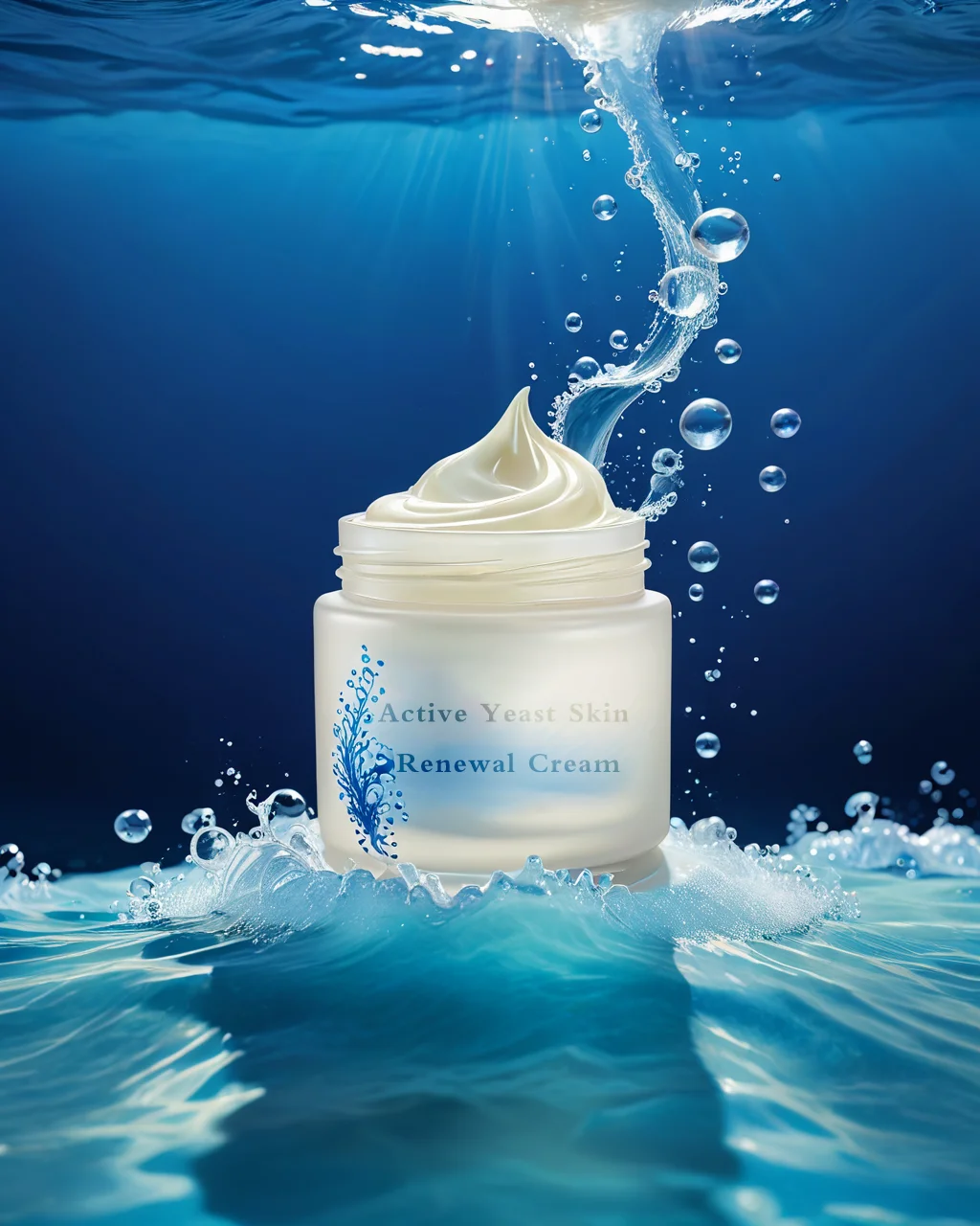 Active Yeast Skin Renewal Cream Moisturizing Whitening Face Cream Collagen Vitamin Vitamin C Milk Ingredients Acne Treatment