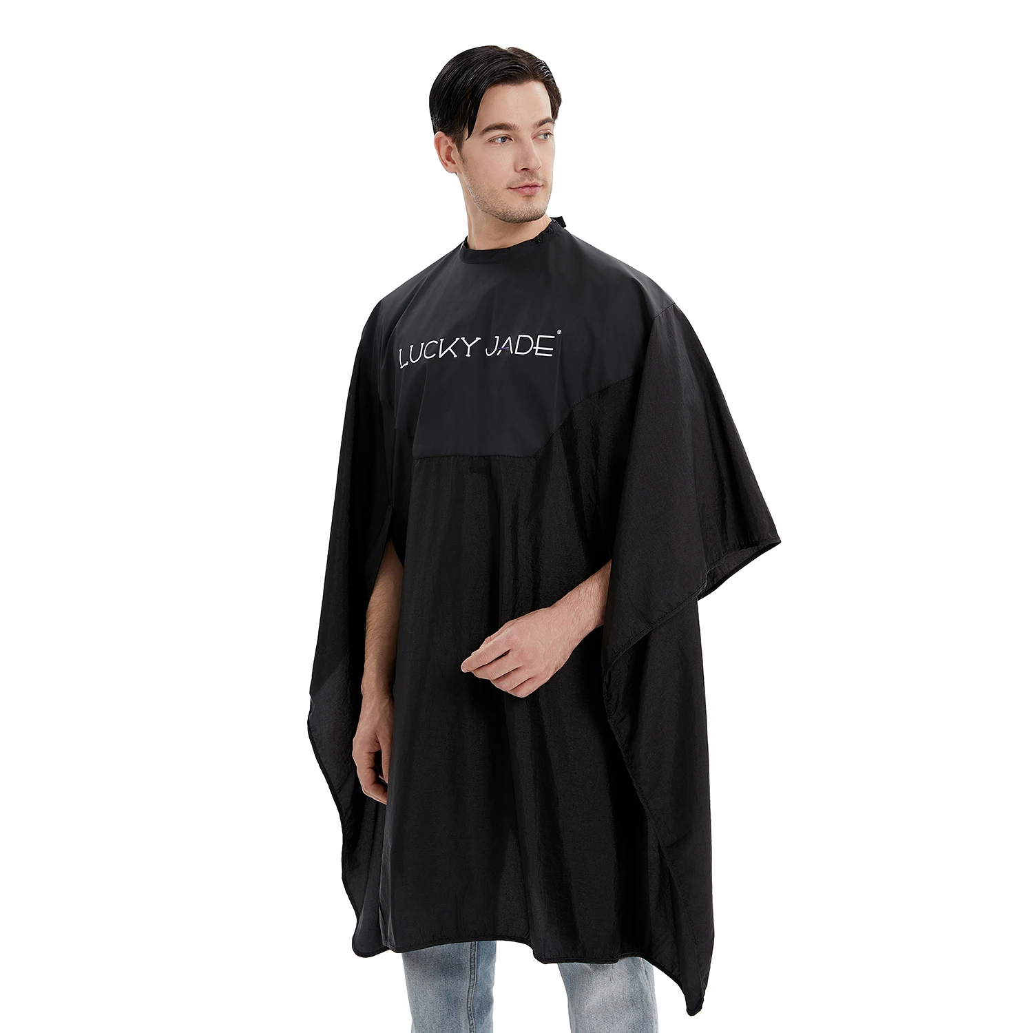 OEM High Quality Salon Crinkled Shining Nylon Barber Beauty Capes Salon Hair Cutting Capes hair tools & accessories 1AX