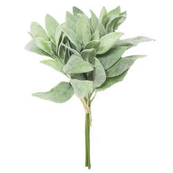 amazon top seller wedding supplies centerpieces artificial plants flocking leaves for flower arrangement sage plants