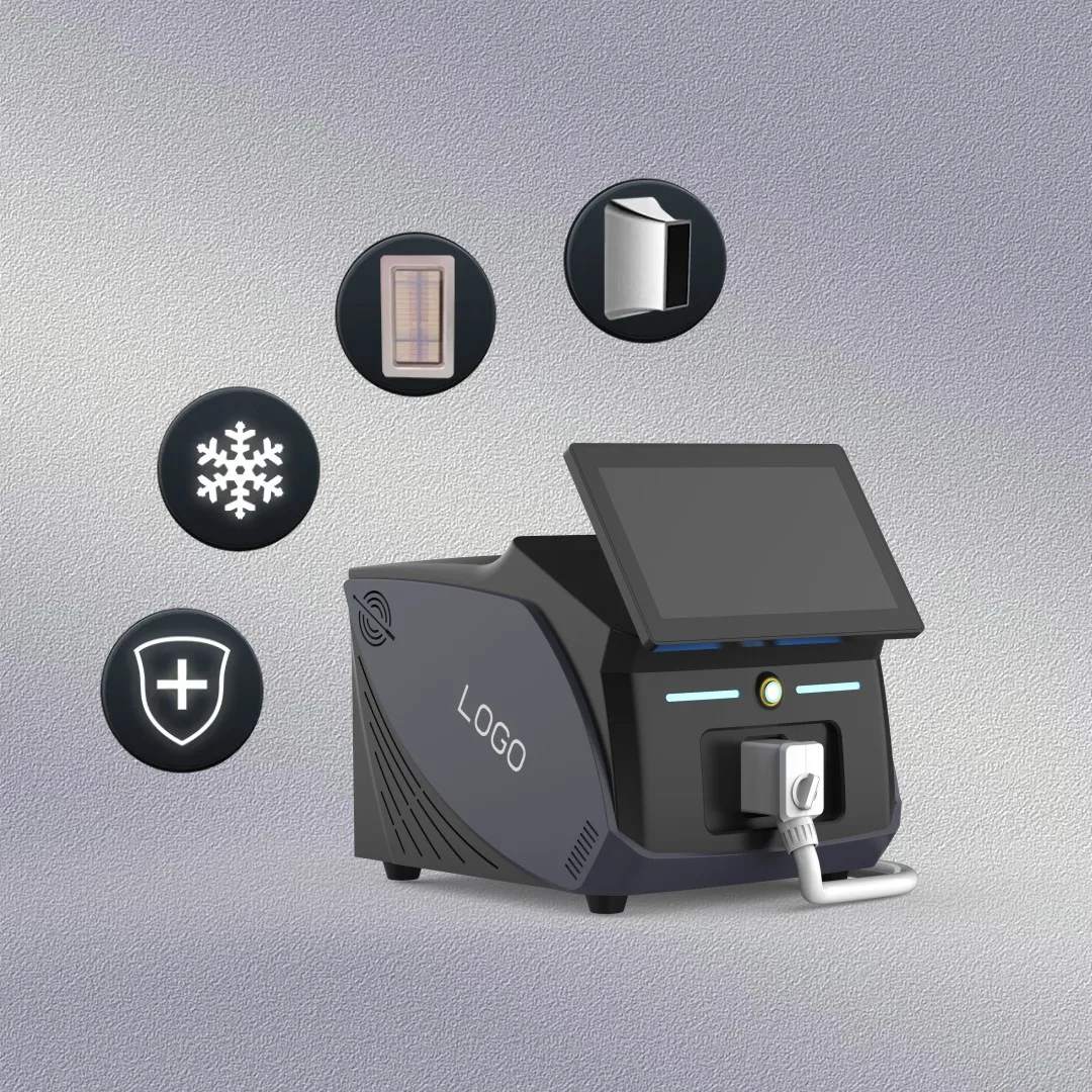 Latest Design Portable 4 waves Diode Laser Hair Removal 808nm High Power Diode Laser