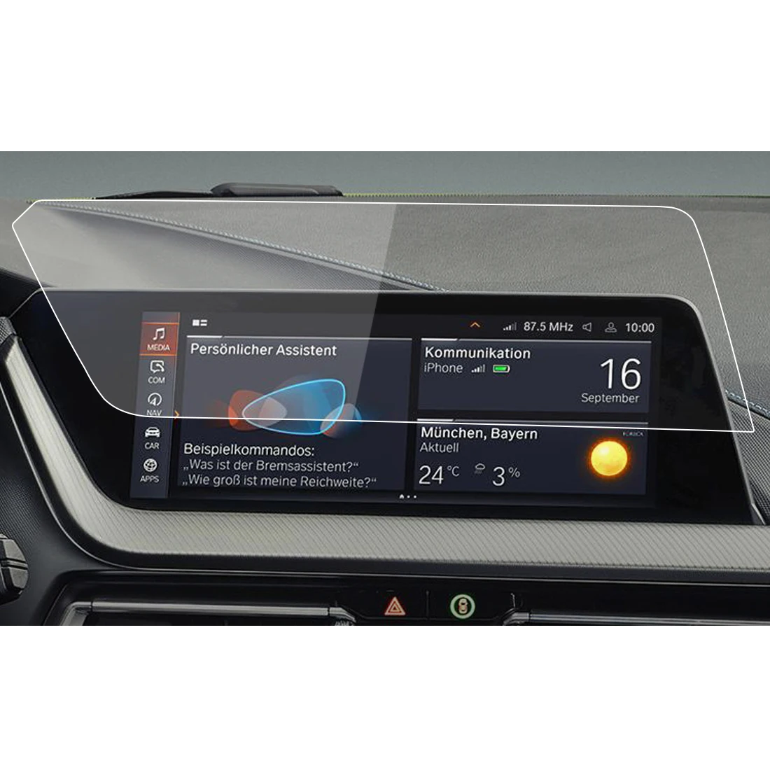 New Car Accessories Navigator GPS Tempered Glass Screen Protector Film For BMW 1 Series Auto Multimedia Guard Protective Film