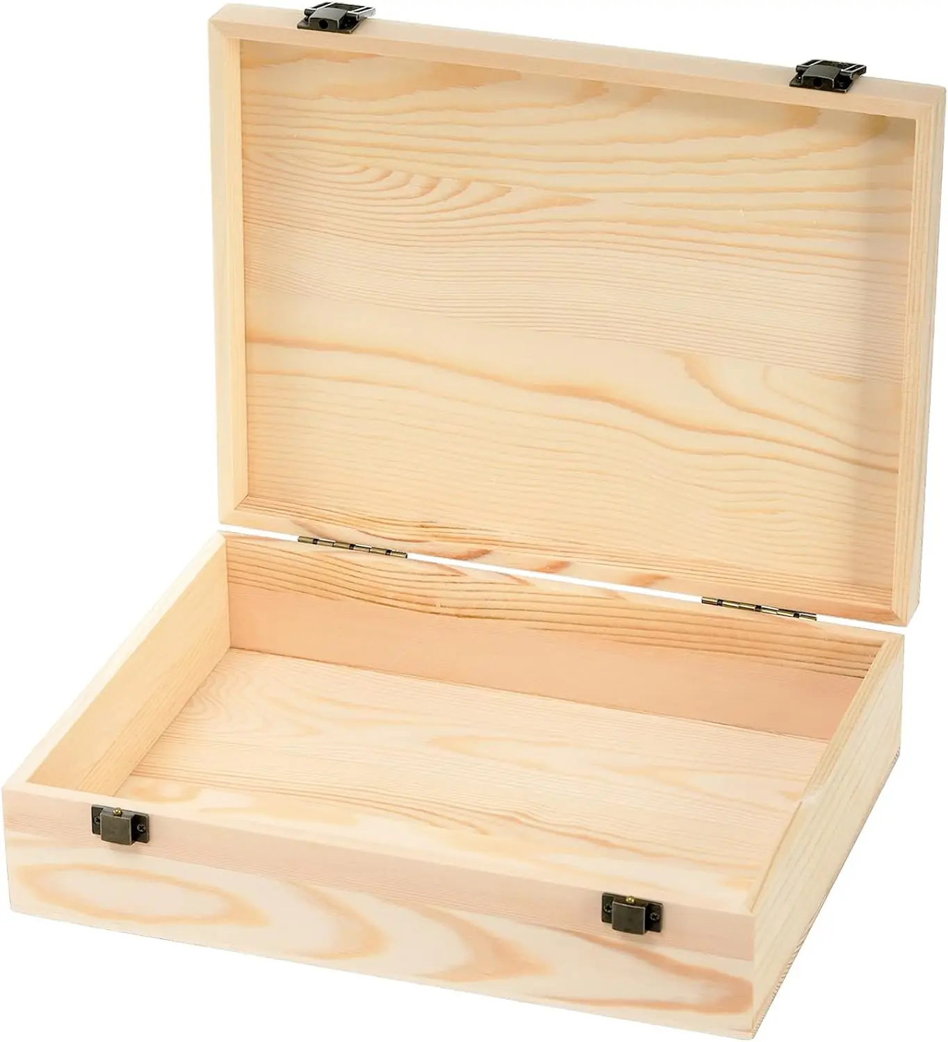 ODM OEM Unfinished Wood Gift Box Cheap Pine Storage Box for Home