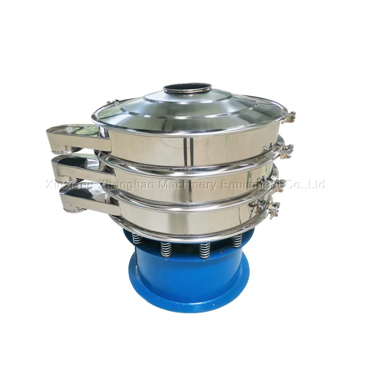 Circular Vibrating Sieve Separator Cassava Flour Powder Vibratory Screening Sifter Machine