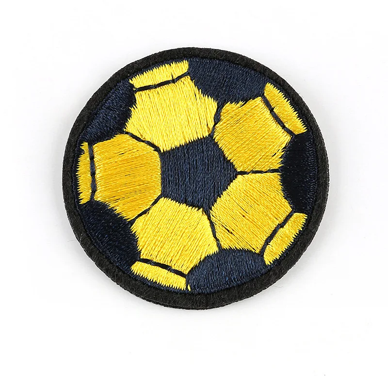 Custom Patches Iron On 3d Embroidery Football Basketball Iron On Patch