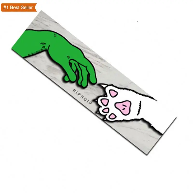 Istaride Colorful Graphic Deck Protective Skateboard Planche A Roulettes Stickers Stickers Skate Board Sandpaper Grip Tape