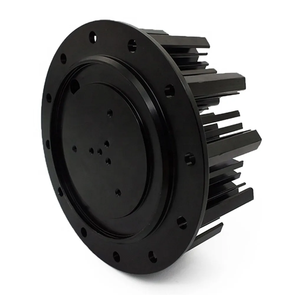 Factory Custom Circular LED Heatsink Radiator Aluminum 30w 50w 200w Heat Sink for Household Lamp Radiator Replaceable