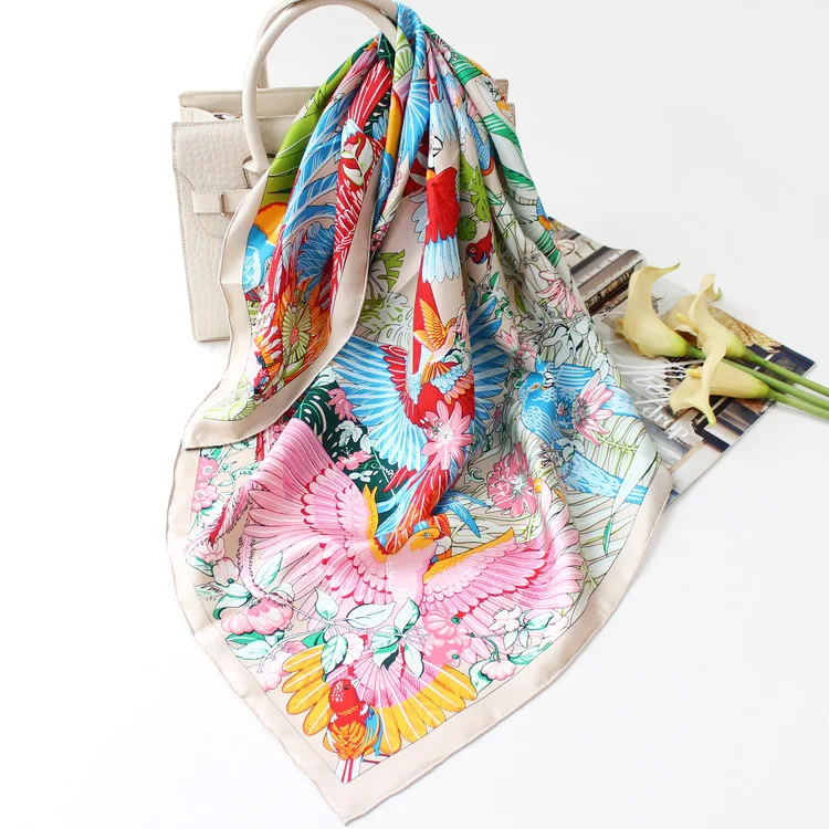 Женские шелковые шарфы, шарф из 100% шелка тутового шелкопряда