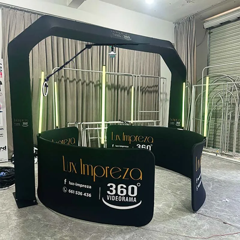Overhead Photo Booth Free Shipping Machine With Honeycomb Best Led Tube Light Video Booth 360 Photo Booth Rotating Air Rug Auto