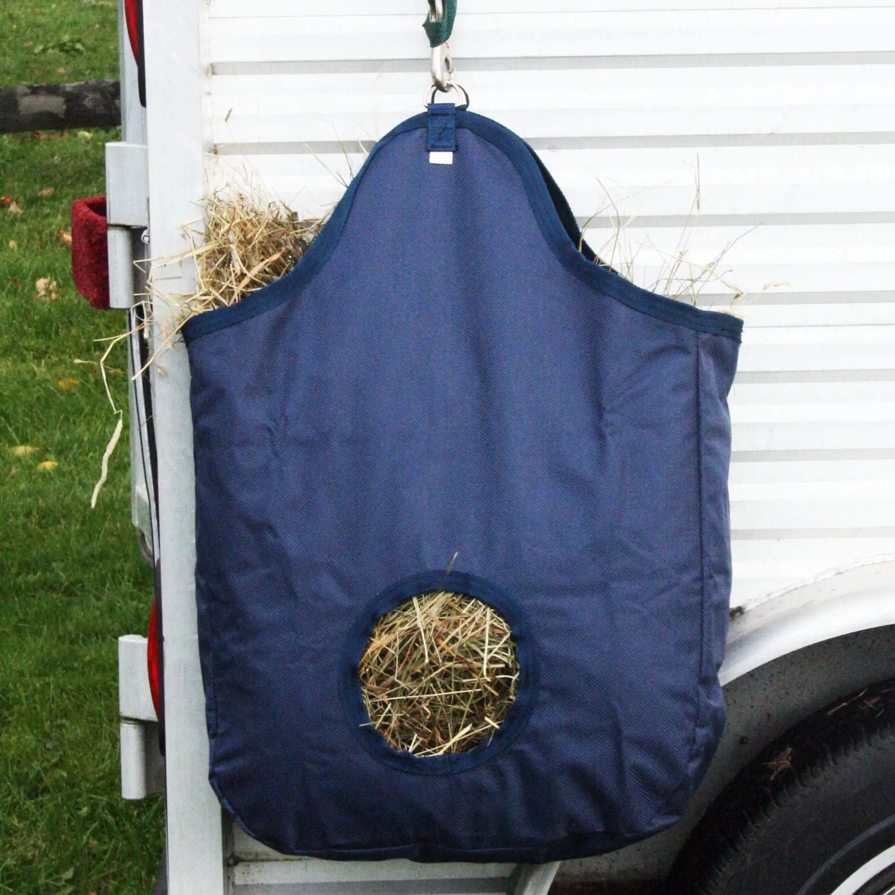 high quality zebra printing horse feeder hay