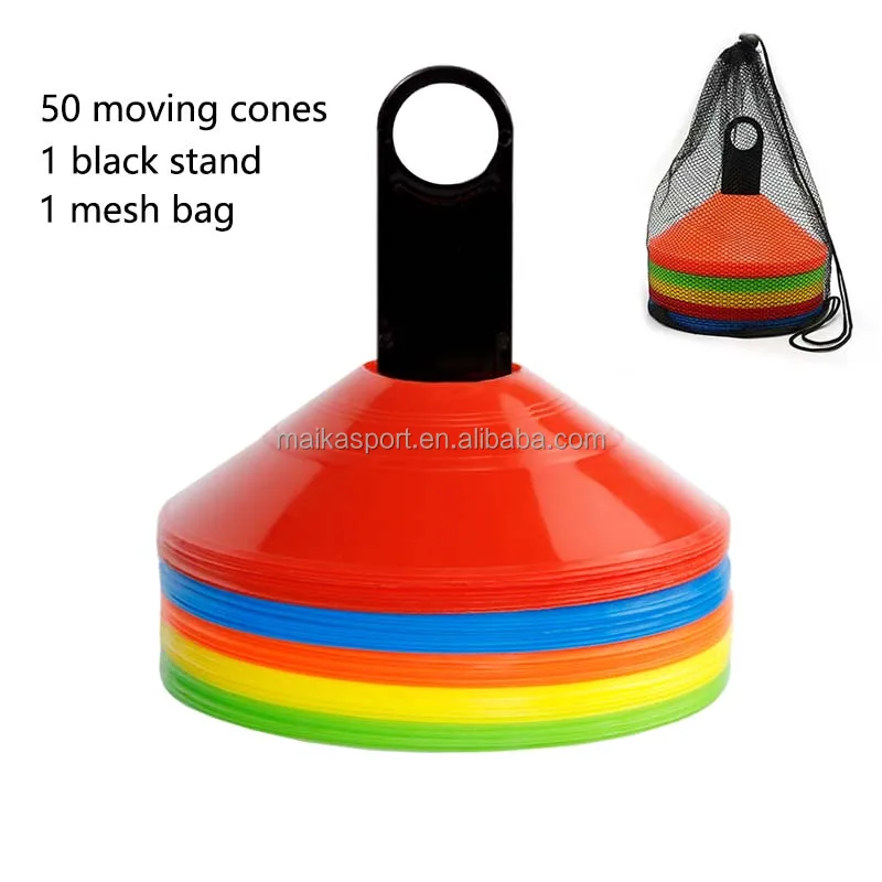 Soccer training marker dish Field marker cone Indoor soccer training equipment plastic cone cone dish