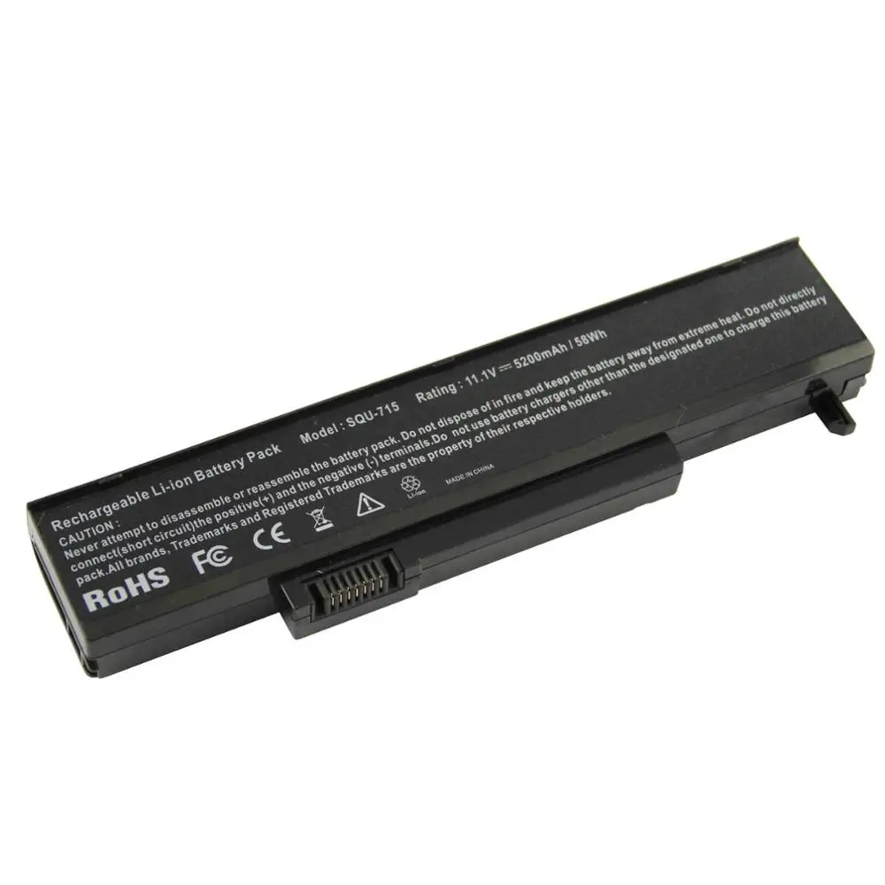 
 Новый ноутбук батарея 11,1 V 5200mAh для ворот SQU-715 W35052LB-SY W35044LB-SP записная книжка  