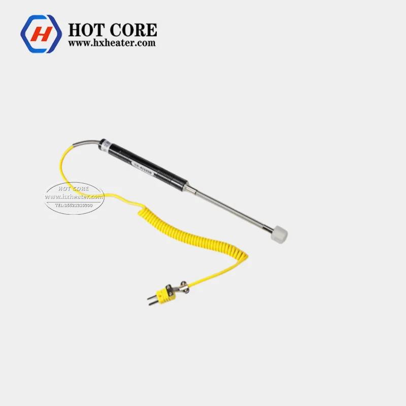 Straight rod surface thermocouple