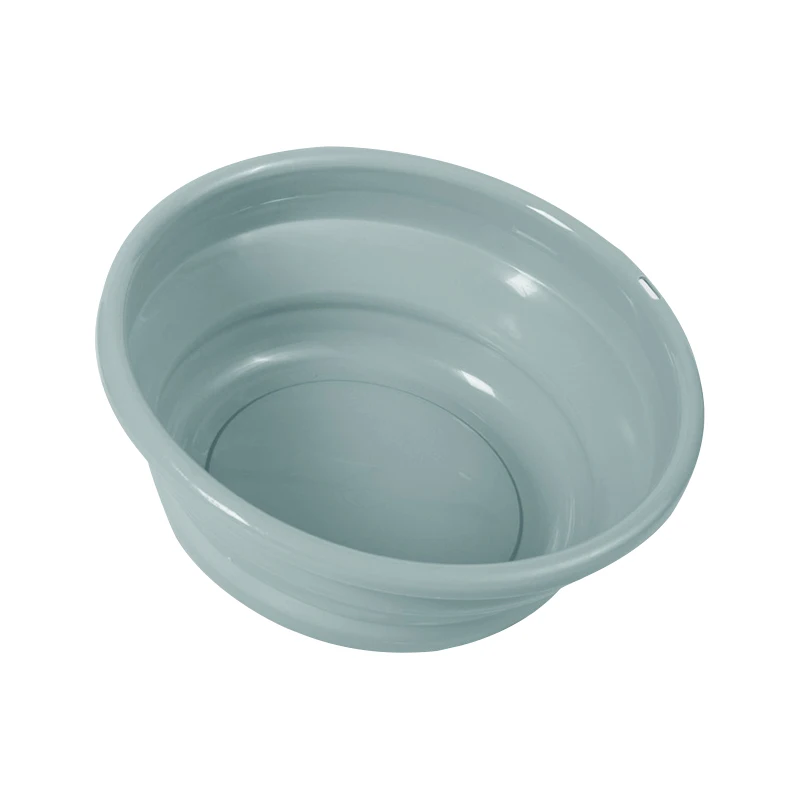 Mini Size TPR Plastic Multipurpose Foldable Wash Basin Portable Collapsible Camp Outdoor Basin  Baby Washbasin