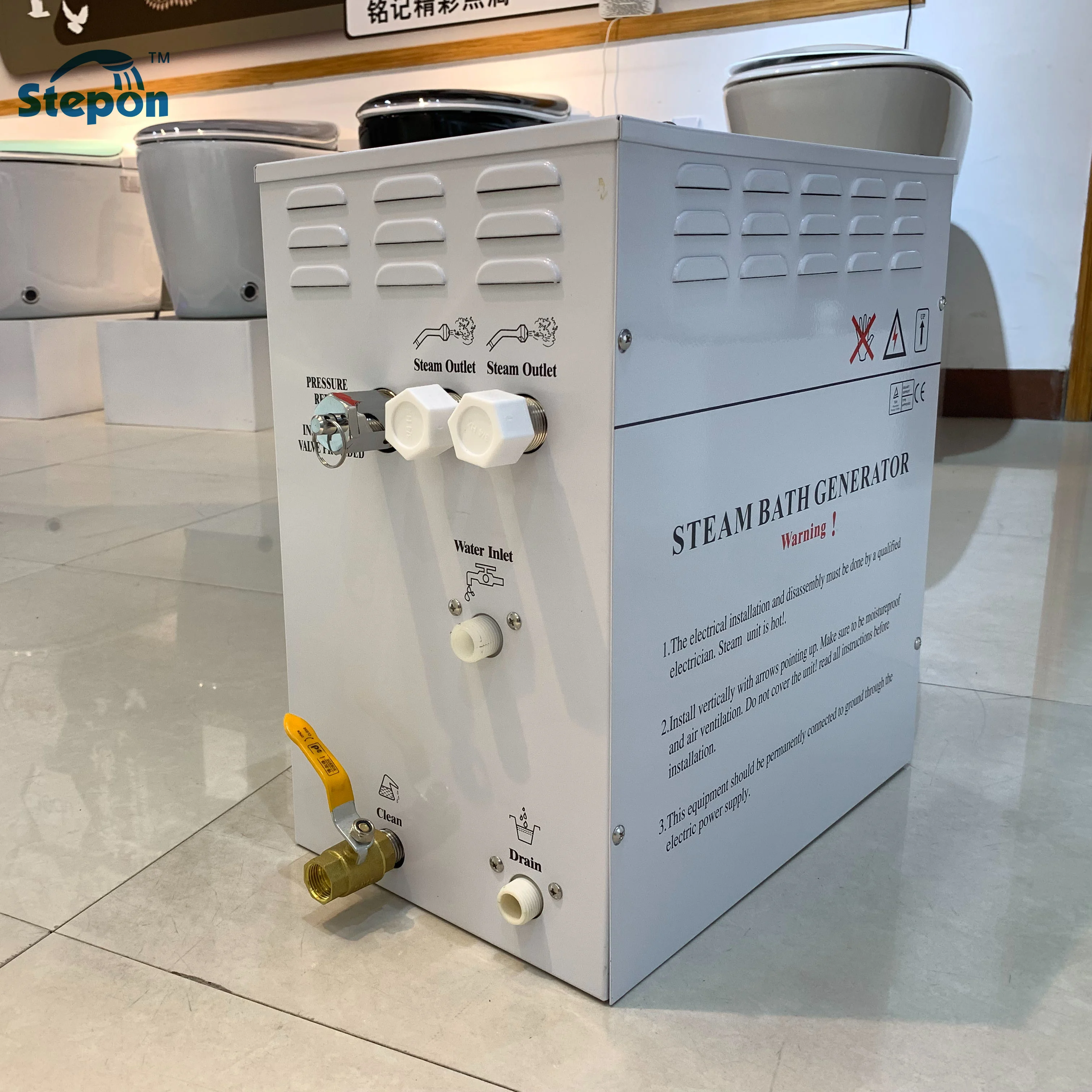 Stepon manufacturer price of steam bath machine sauna steam machine for home bath sauna steam bath machine