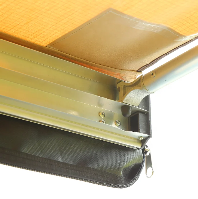 
hot sale outdoor retractable camping rooftop car side awning 