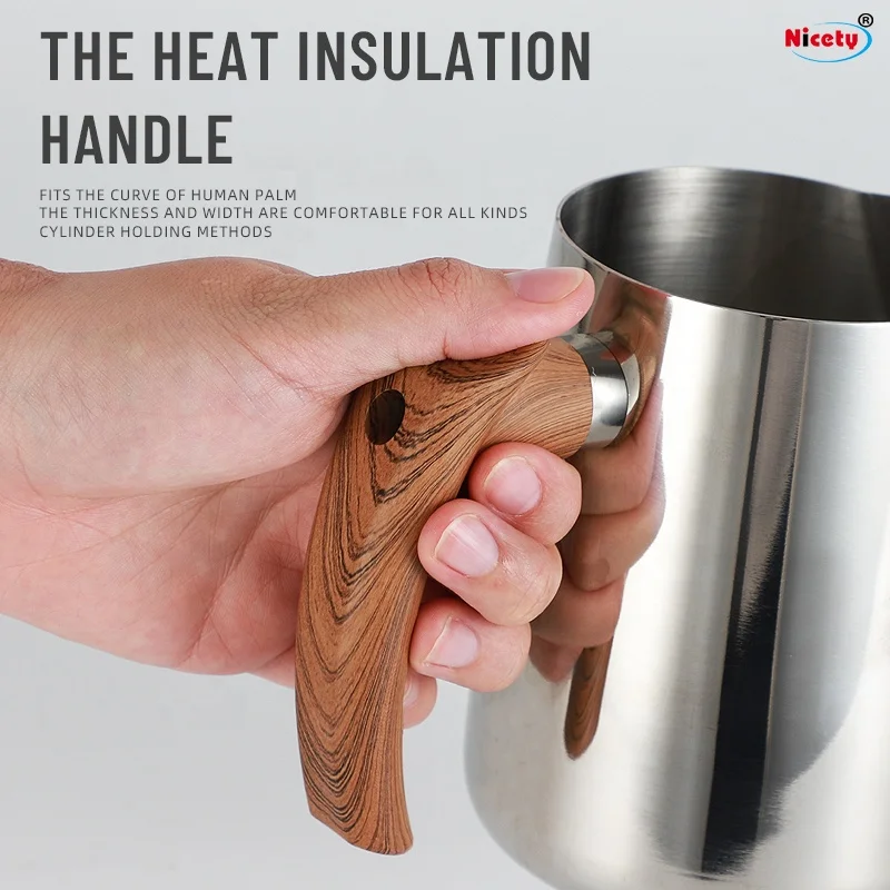 Высоковостребованный кувшин для взбивания пены молока из нержавеющей стали латте художественный кофе