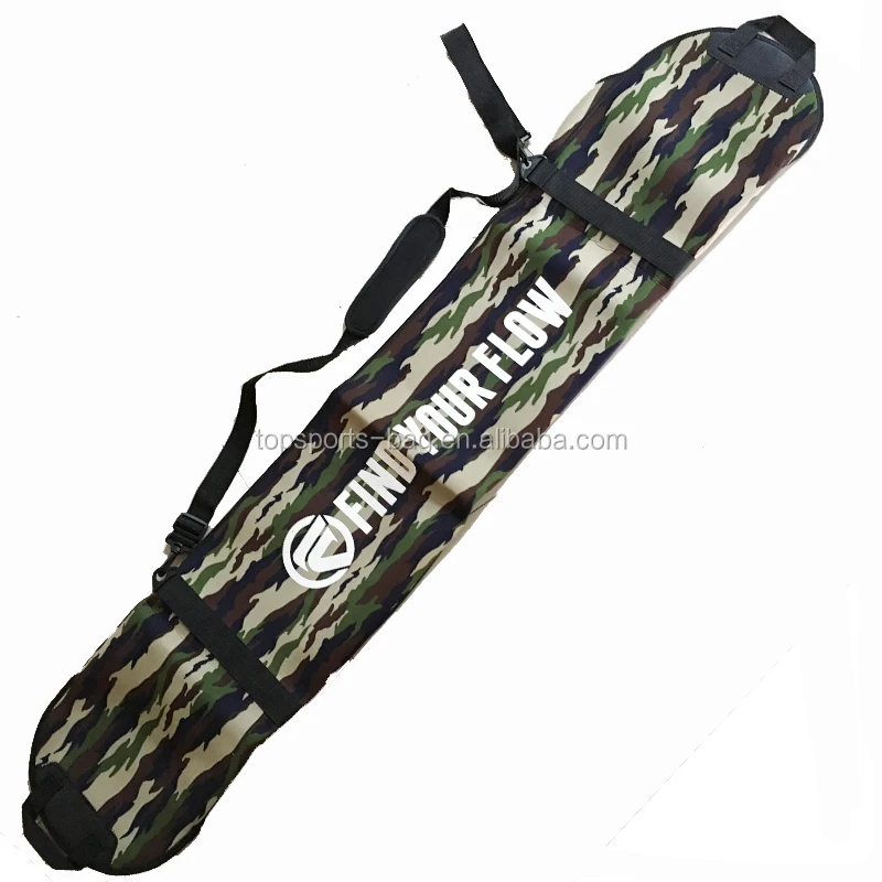 Камуфляжный чехол с принтом логотипа высокого качества из неопрена для сноуборда со съемным плечевым