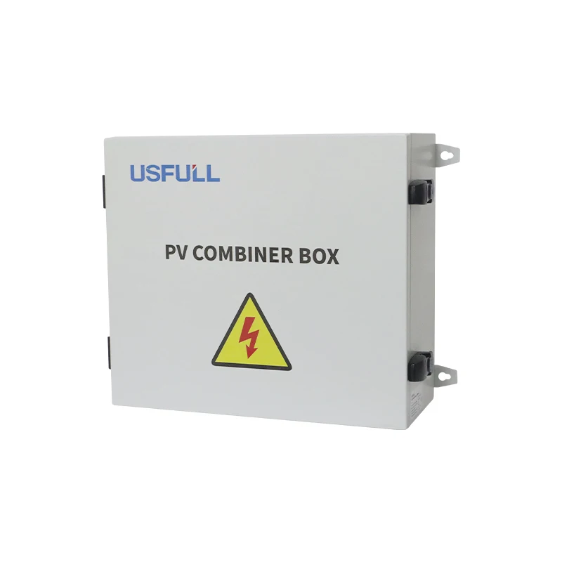 USFULL Iron material shell PV array combiner box 6 in 1 out 6 ways pv combiner box