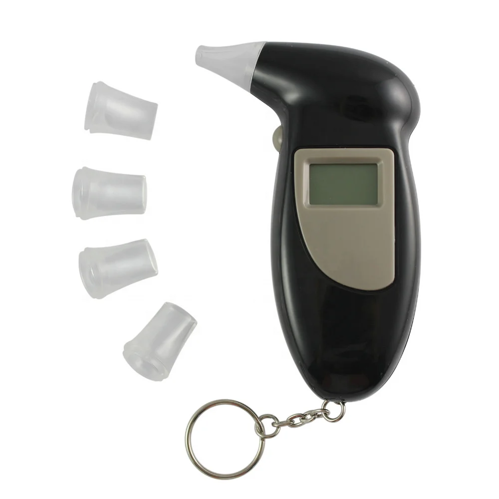 Portable keychain alcohol breath tester high precision mini alcohol tester for car drivers