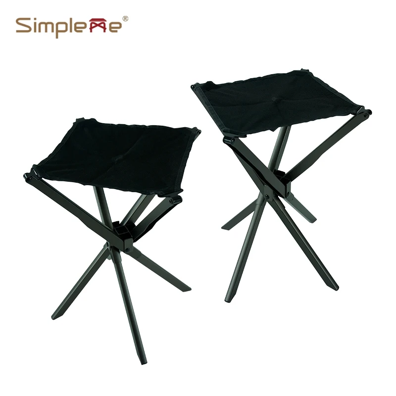 Durable Lightweight Aluminum Beach Outdoor Trekking Fishing Folding Stool