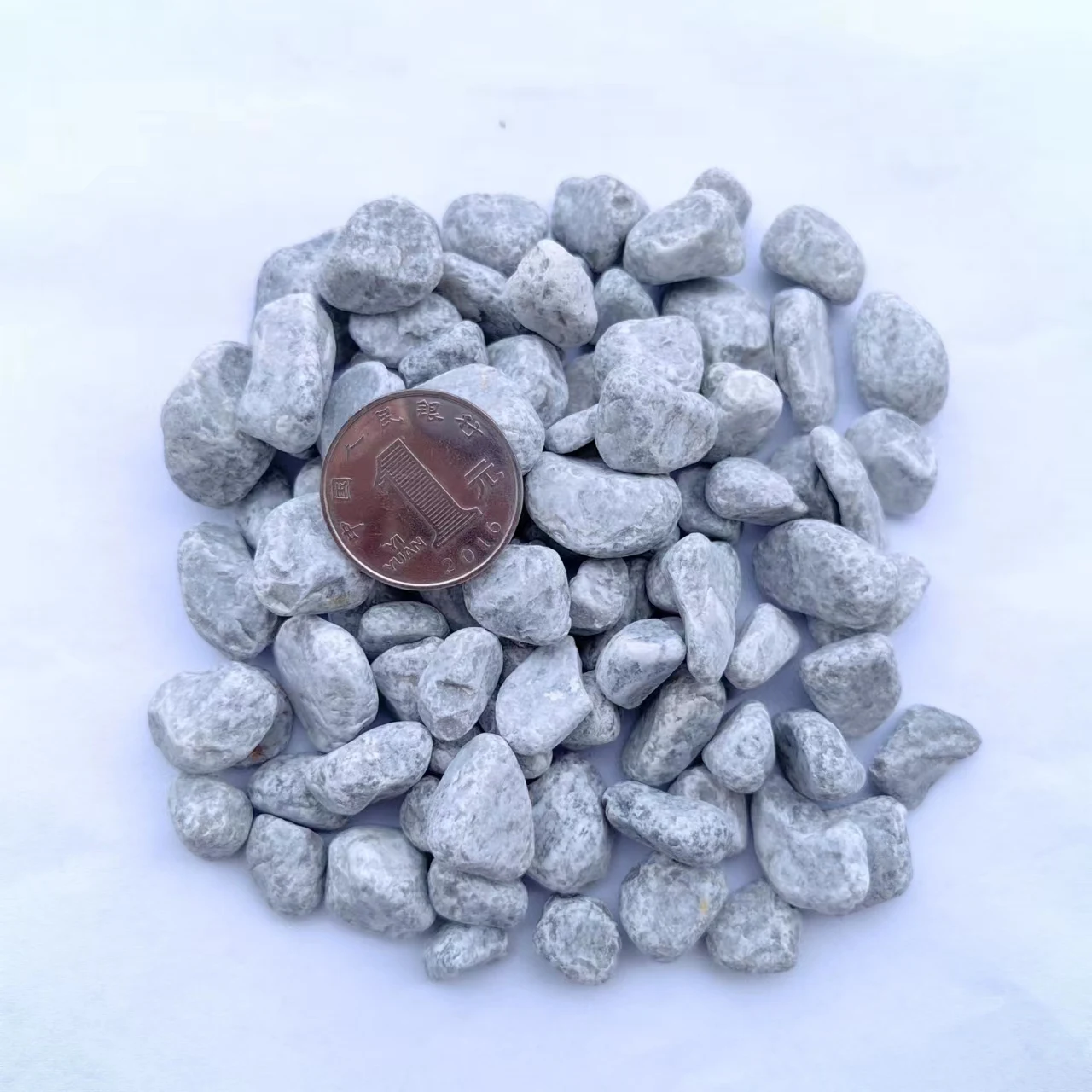 Supplies Natural Grey Tumbled Stone Gravel For Exposed Aggregate Flooring Resin Bound Floor