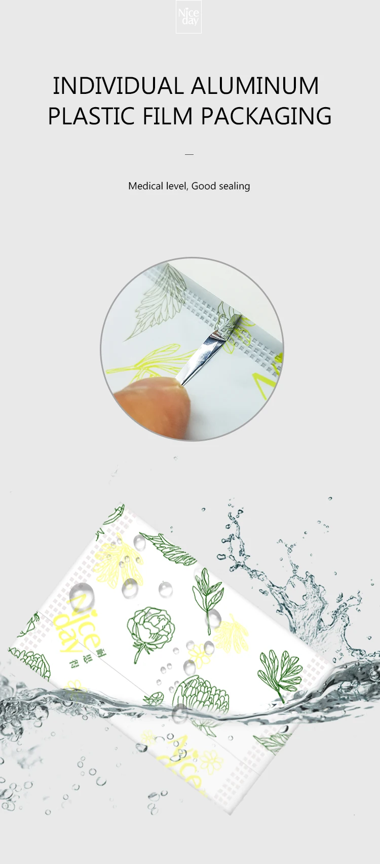 Niceday Health medical snow lotus  herbal maternity sanitary pads over night use 330mm 7pcs/box