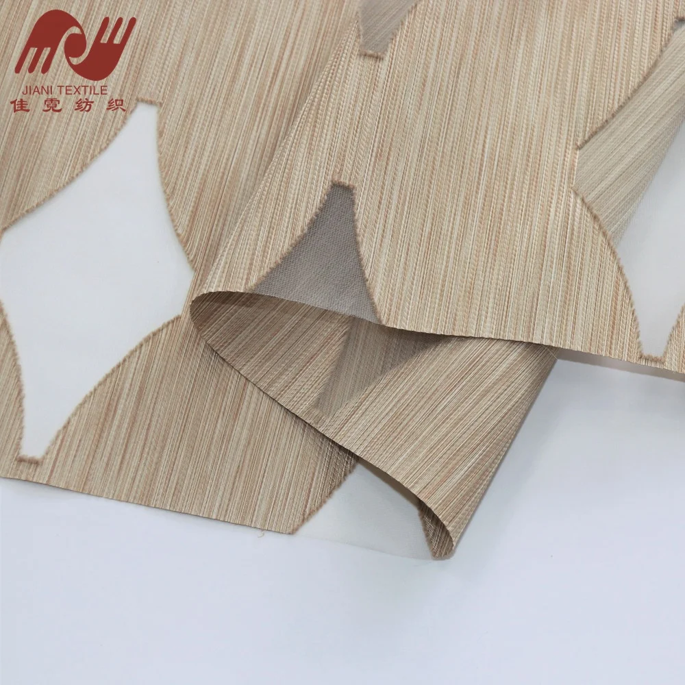 JIANI sheer elegance office windproof custom single color pattern zebra roller blinds fabric