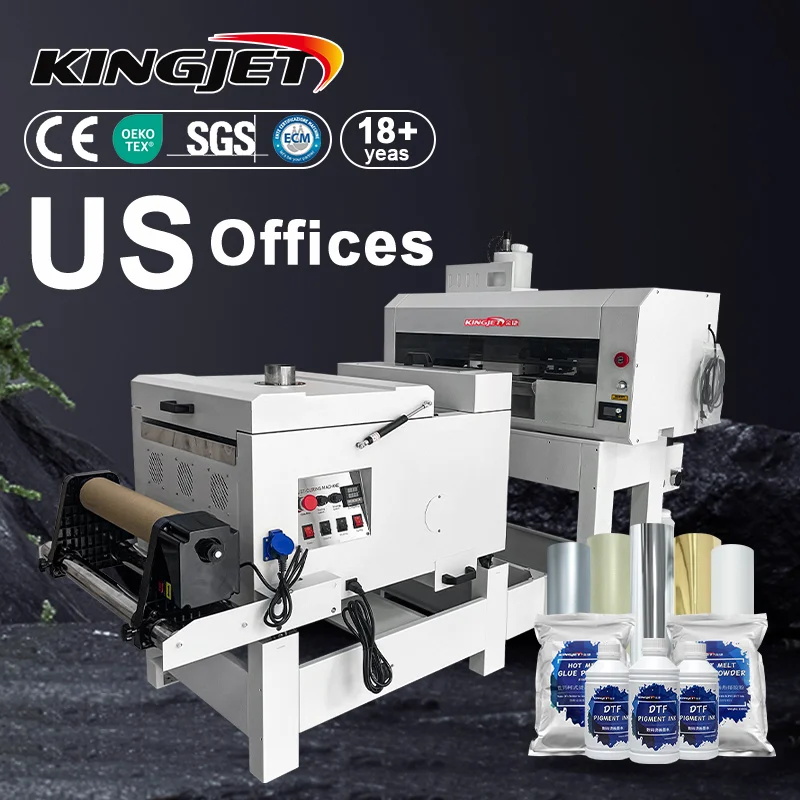 KINGJET 12 inches 30 cm DTF Printer DTF Printer Printing Machine A3 DTF Printer Printing Machine