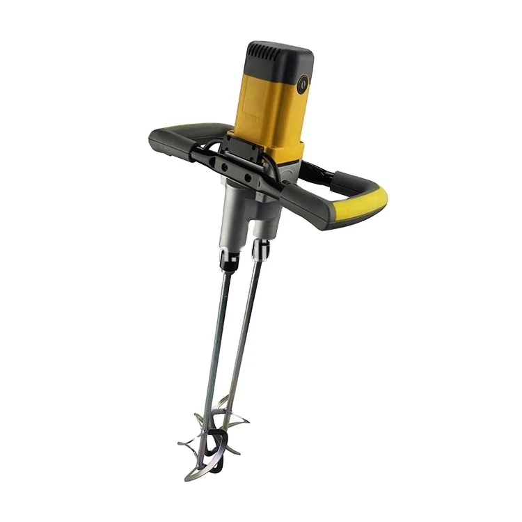 Kinty High quality wholesale 220V, 230V, 110V double paddle concrete paint stirrer mixer machine