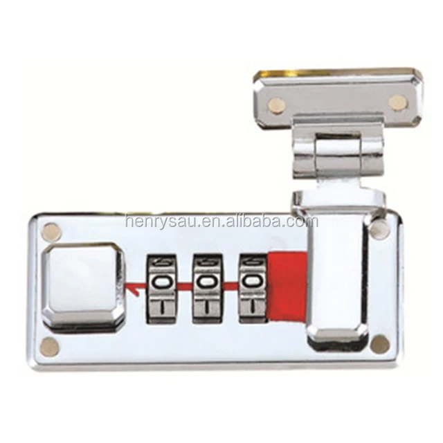 Durable Luggage Hardware   Accessories Custom Case coded lock Metal Box Combination Lock digital code lock