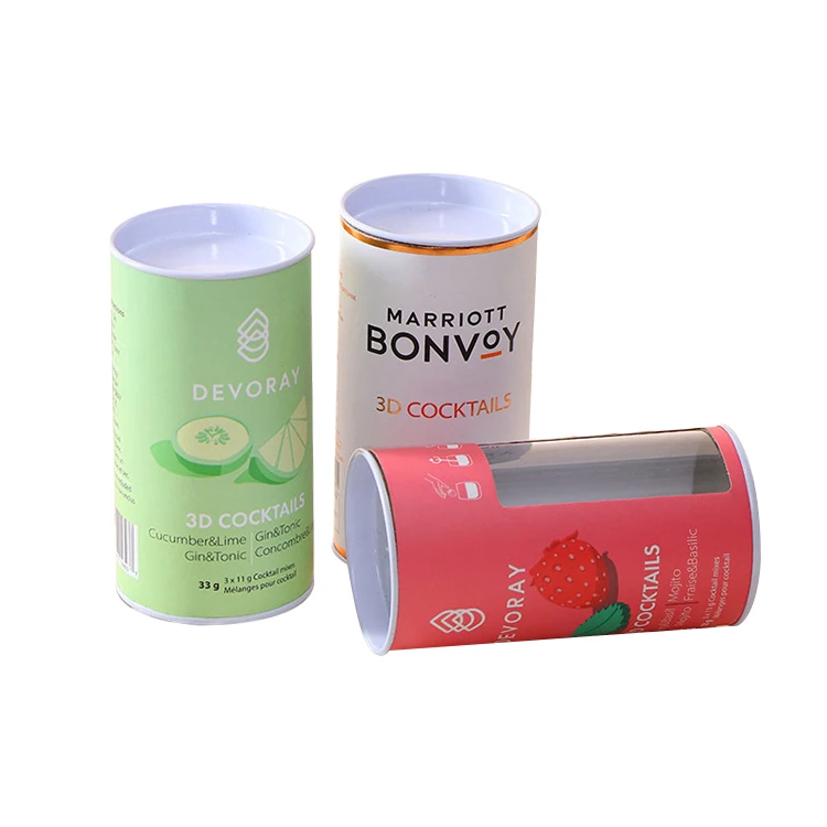 Luxury Custom Lids Kraft Essential Oil Bottle Jar Eco Friendly Twist Paper Tubes For Spices