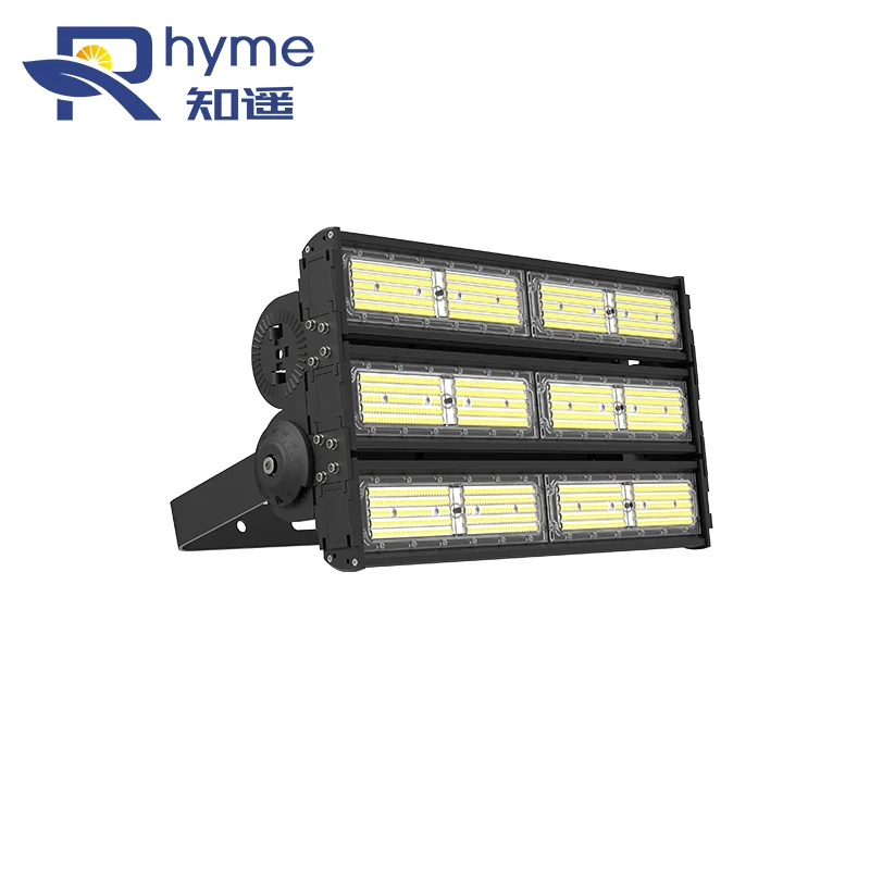 Rhyme New design  square outdoor ip66 SMD5050 360w 480w 600w High Mast Light led flood light