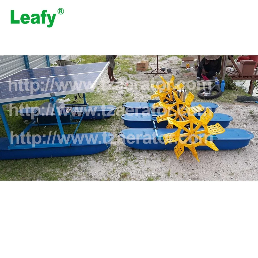 Pond aerator solar  newest model solar powered aerators 4 impellers aerator for fish pond