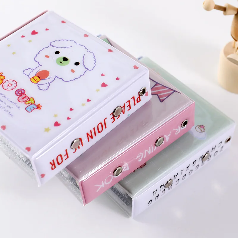 Factory price PVC welded bound collect Kpop book album 3 inch instax mini film album32 photos instax kpop photo album