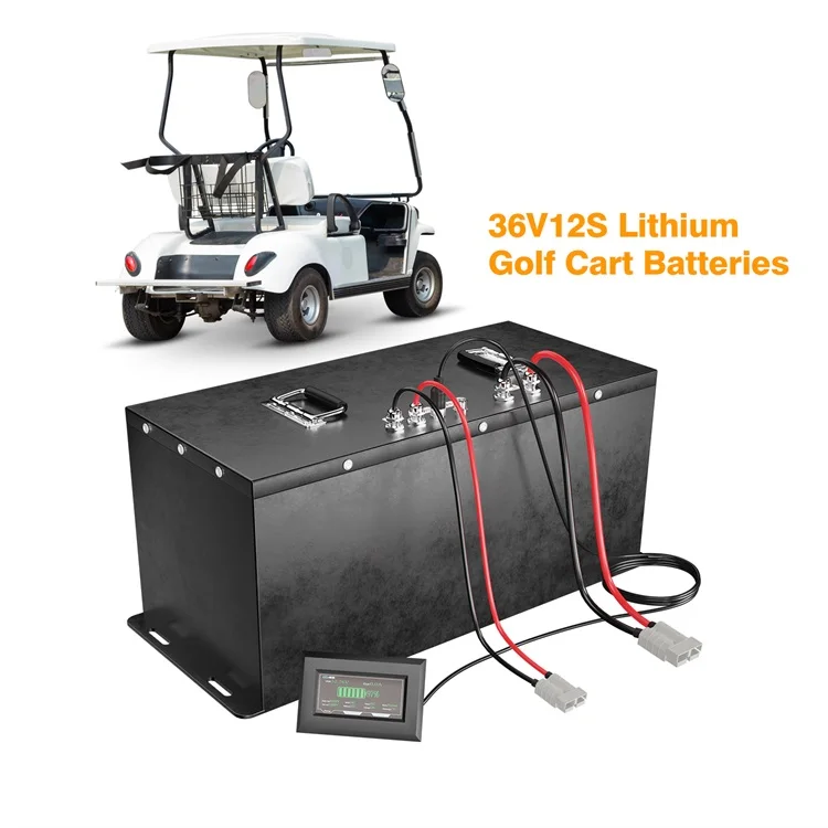 Customized 36V 100Ah   Lithium Iron Phosphate Battery Pack For 3-4 wheels Golf Cart buggy EV Patrol Car Rechargeable  Batteries