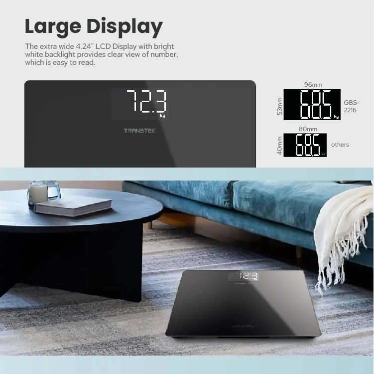 Электронные весы для ванной комнаты 250 кг