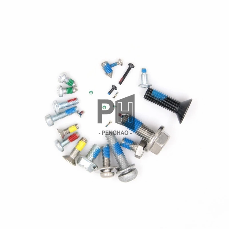 High-Quality Anti-Loose Screws Stainless Steel Adhesive Fasteners Carbon Steel Round and Flat Head Screws with Anti-Drop