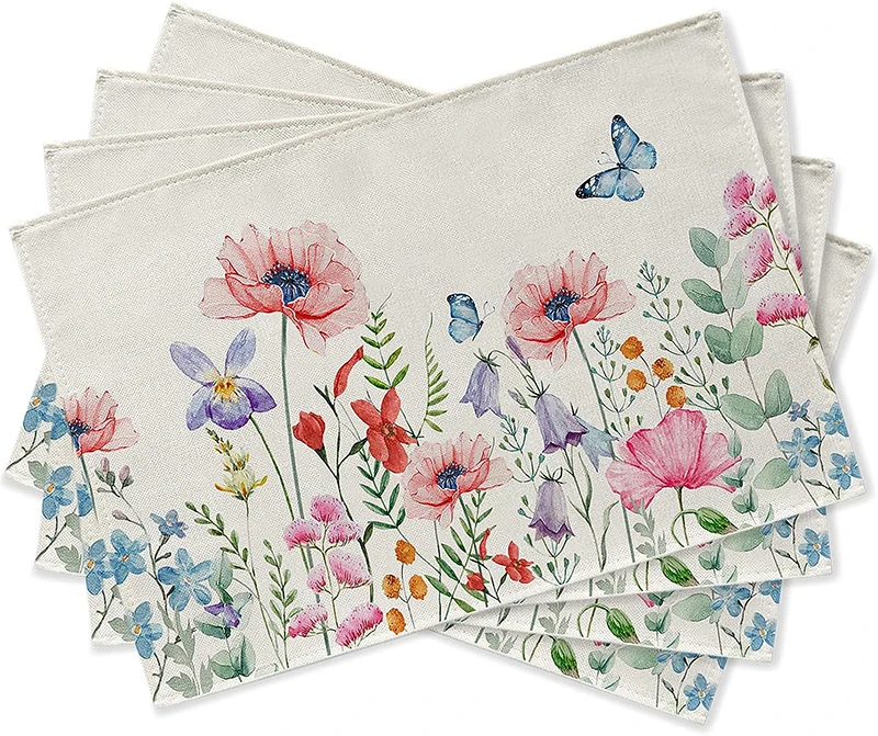 Luxury Cotton Place Mats Napkins Placemats Custom Washable for Easy Cleaning Stylish Solutions