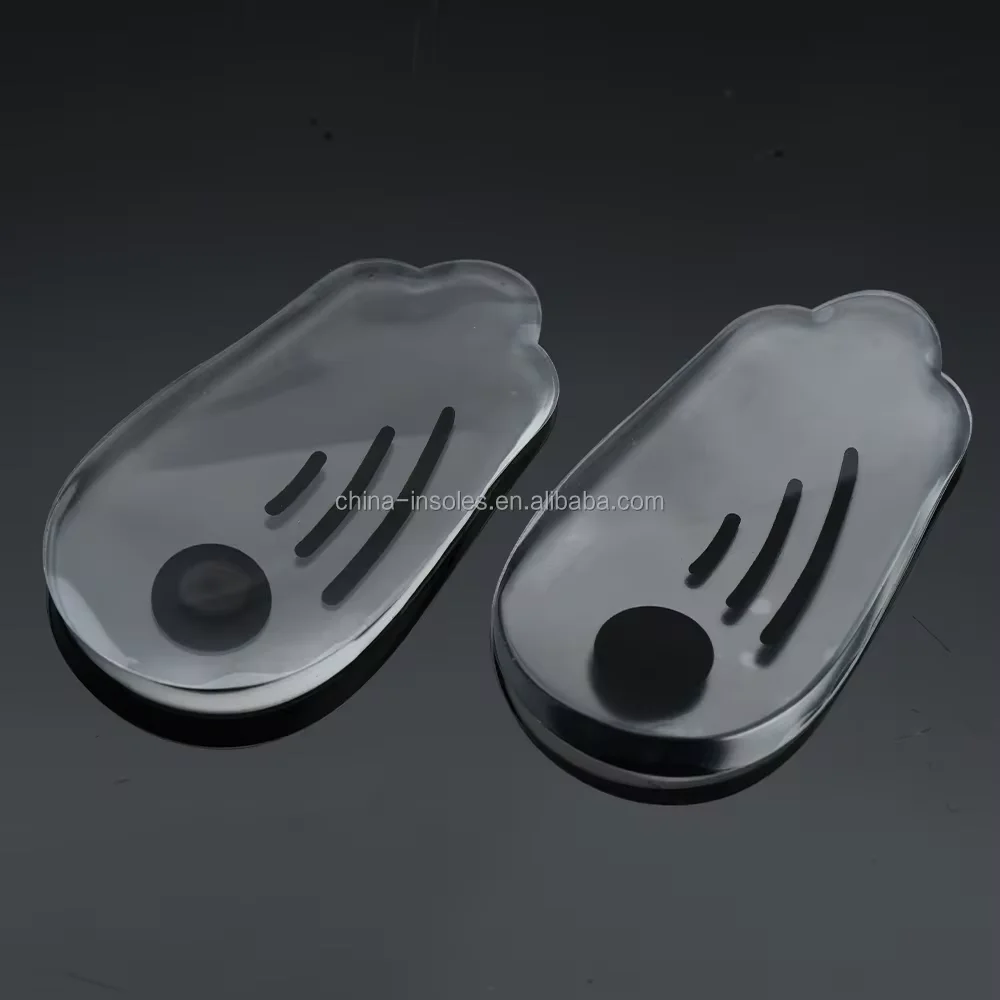 Medial Lateral Heel Wedge Supination Pronation Corrective Foot Alignment Knock Knee Pain Bow Legs O/X Type Adhesive Gel Insole