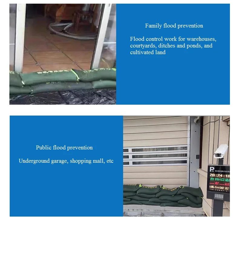 Non woven fabric rapid water absorption and expansion bag