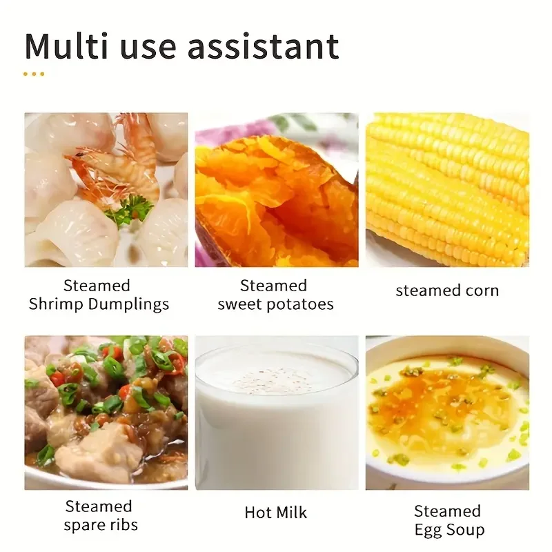 Egg Cooker Automatic Power Off Home Multifunctional Steamed Egg Custard Boiled Egg Machine Breakfast Cookware Kitchen Stuff