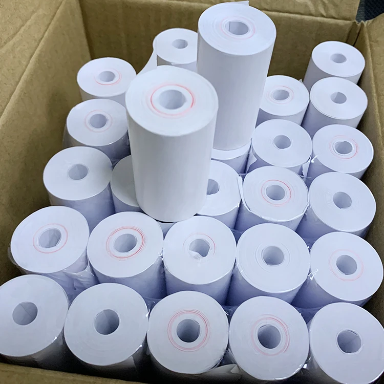 Tharmal Printer 58mm Bluetooth Thermal Termal Coloured Paper 55mm 57mm Pos Atm Receipt Paper Roll Cash Register Paper Rolls 5750