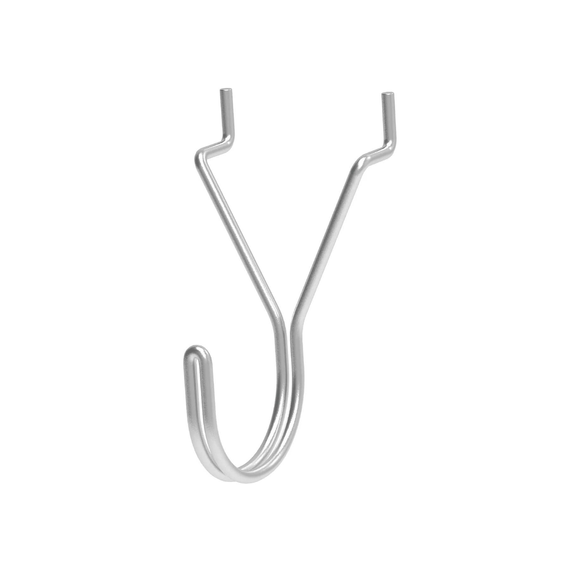 Wholesale Rectangle Pegboard Hooks Stainless Steel 100PC J Hook Set