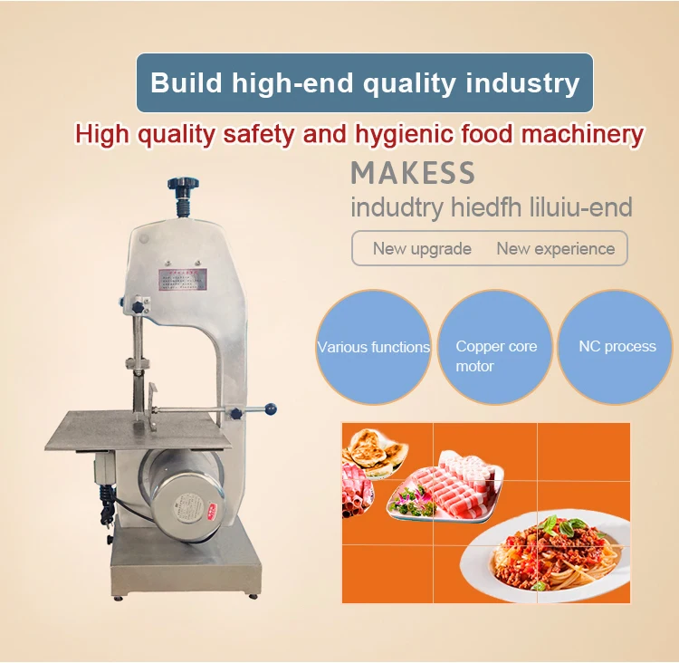 Automatic Electric Bone Saw Machine Meat Cutter Fish Cutting Machine