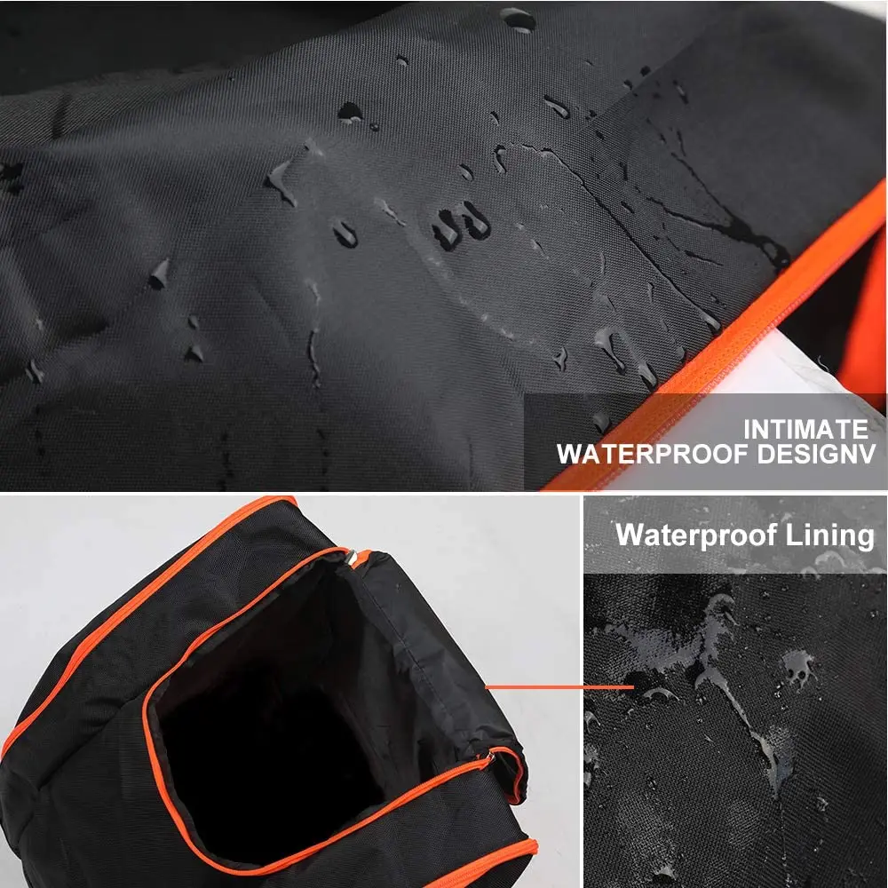 Outdoor Sports Ski Boot Bag Padded Snowboard Ski Bag with Waterproof Oxford Fabric