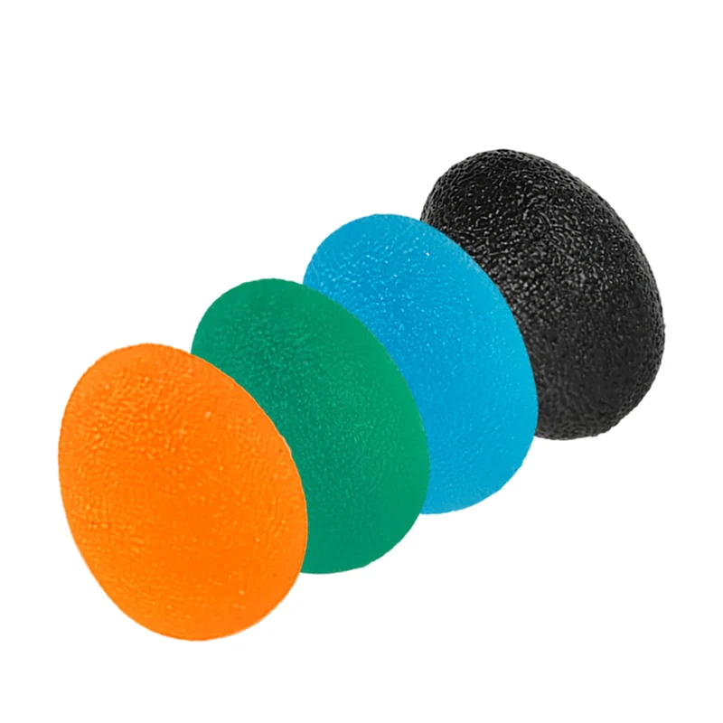 Tpe Eggs Shaped Hand Grip Balls Massage Ball Soft Hand Grip Strengthener Hand Grip Exercises for Seniors Relaxing Toys Unisex