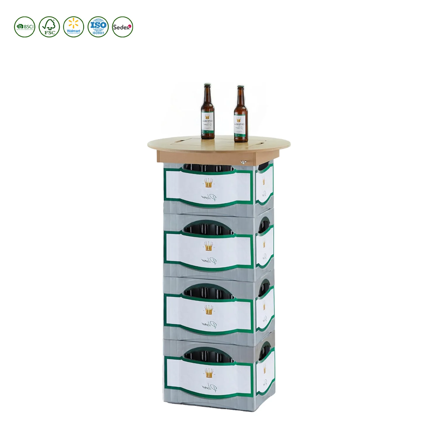 The Eye-catching for Garden BBQ & Beer Party Table Beer Crate Table Topper