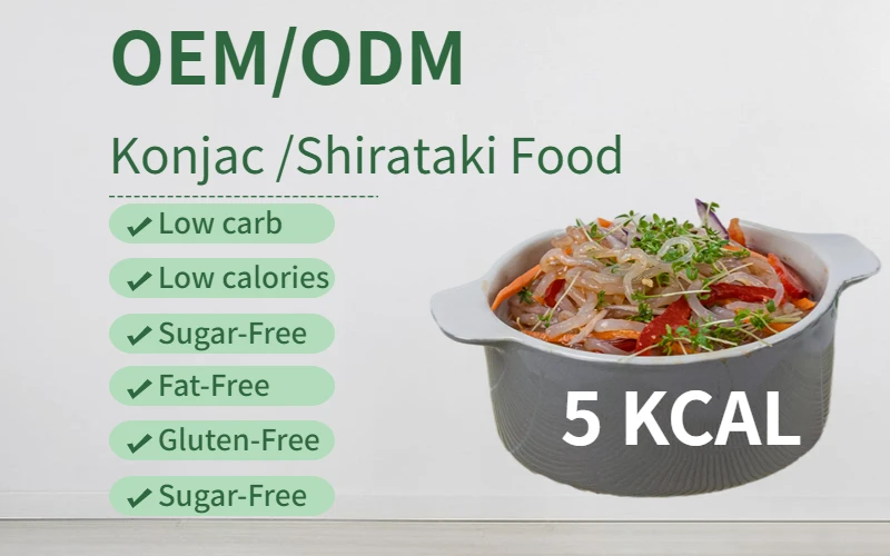 Keto-Friendly Zero Calorie Food Shirataki Food Konjac Food Low Carb